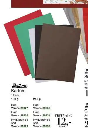 Harald Nyborg Karton, DKK 12 tilbud