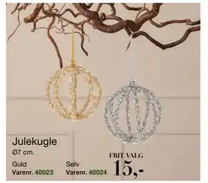 Harald Nyborg Julekugle, DKK 15 tilbud