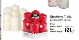 Harald Nyborg Stearinlys 7 stk, DKK 69 tilbud