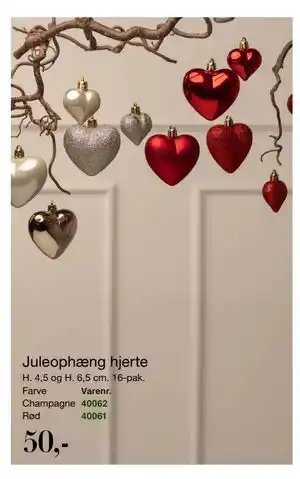 Harald Nyborg Juleophæng hjerte, DKK 50 tilbud