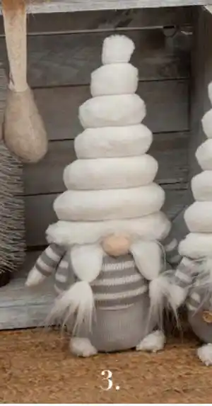 Harald Nyborg Hvid nissepige med snurretopnissehue, DKK 49 tilbud