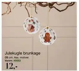 Harald Nyborg Julekugle brunkage, DKK 12 tilbud