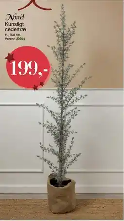 Harald Nyborg Kunstigt cedertræ, DKK 199 tilbud