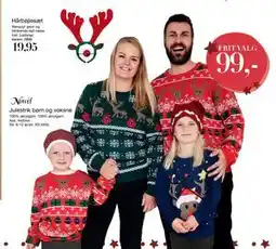 Harald Nyborg Julestrik børn og voksne, DKK 99 tilbud