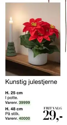 Harald Nyborg Kunstig julestjerne, DKK 29 tilbud