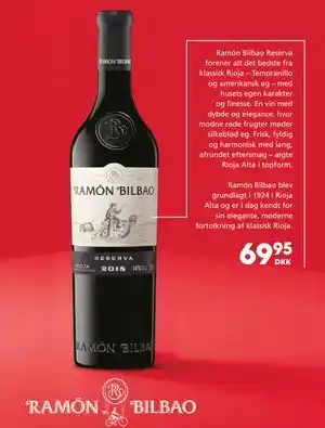 Ramón Bilbao Reserva, DKK 69.95