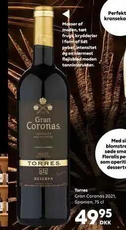 BorderShop Gran Coronas 2021, Spanien, 75 cl, DKK 49.95 tilbud