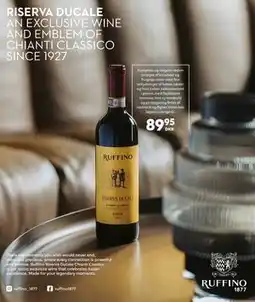 BorderShop RISERVA DUCALE, DKK 89.95 tilbud