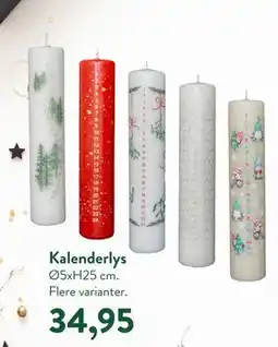 Plantorama Kalenderlys, DKK 34.95 tilbud