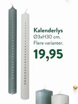 Plantorama Kalenderlys, DKK 19.95 tilbud