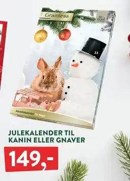 Plantorama JULEKALENDER TIL KANIN ELLER GNAVER, DKK 149 tilbud