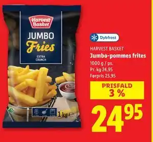 Lidl Jumbo-pommes frites, DKK 24.95 tilbud