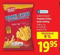 Lidl Pommes frites med coating, DKK 19.95 tilbud