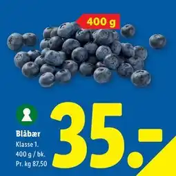 Lidl Blåbær, DKK 35 tilbud