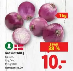 Lidl Danske rødløg, DKK 10 tilbud
