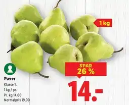 Lidl Pærer, DKK 14 tilbud