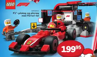 Buddy Leg F1®-pitstop og pitcrew med Ferrari-bil tilbud