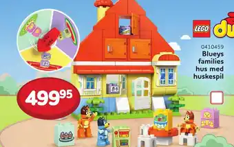 LEGO Blueys families hus med huskespil