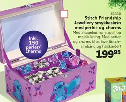 Buddy Leg Stitch Friendship Jewellery smykkeskrin med perler og charms tilbud
