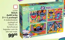 Buddy Leg Stitch 4x48 briks 2-i-1 puslespil tilbud