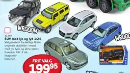 Buddy Leg SUV med lys og lyd 1:24 tilbud