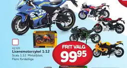 Buddy Leg Licensmotorcykel 1:12 tilbud