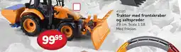 Buddy Leg Traktor med frontskraber og saltspreder tilbud