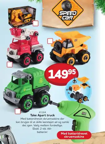 Buddy Leg Take Apart truck tilbud