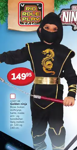 Buddy Leg Golden ninja tilbud