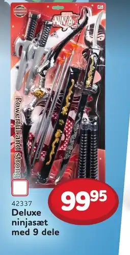 Buddy Leg Deluxe ninjasæt med 9 dele tilbud