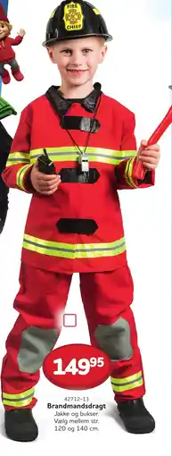 Buddy Leg Brandmandsdragt tilbud
