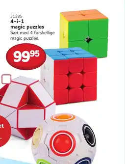 Buddy Leg 4-i-1 magic puzzles tilbud
