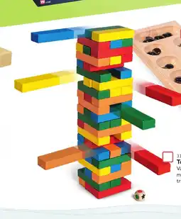 Buddy Leg Tower Brick Væltetårn med 54 store træklodser. tilbud