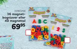 Buddy Leg 36 magnet- bogstaver eller 40 magnettal tilbud