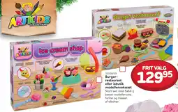 Buddy Leg Burger- restaurant eller isbutik modellervokssæt tilbud