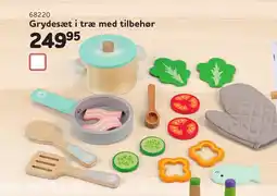 Buddy Leg Grydesæt i træ med tilbehør tilbud