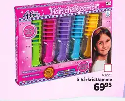 Buddy Leg 5 hårkridtkamme tilbud