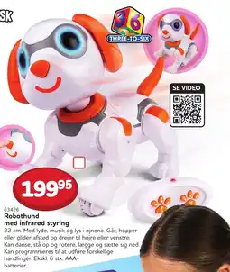 Buddy Leg Robothund med infrarød styring tilbud