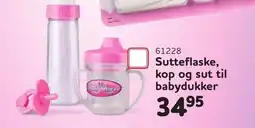 Buddy Leg Sutteflaske, kop og sut til babydukker tilbud