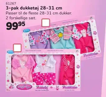 Buddy Leg 3-pak dukketøj tilbud