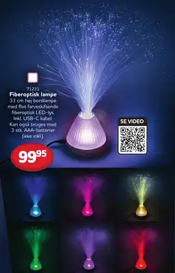 Buddy Leg Fiberoptisk lampe tilbud