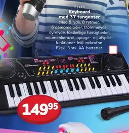 Buddy Leg Keyboard med 37 tangenter tilbud