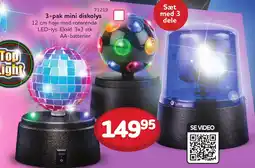 Buddy Leg 3-pak mini diskolys tilbud