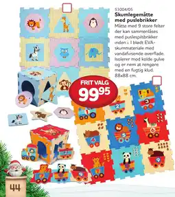 Buddy Leg Skumlegemåtte med puslebrikker tilbud