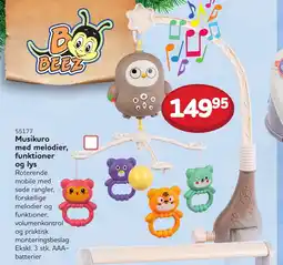 Buddy Leg Musikuro med melodier, funktioner og lys tilbud