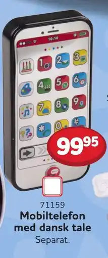 Buddy Leg Mobiltelefon med dansk tale tilbud