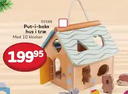 Buddy Leg Put-i-boks hus i træ tilbud