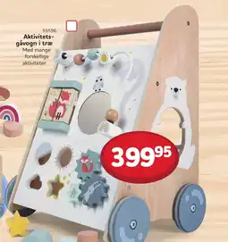 Buddy Leg Aktivitets- gåvogn i træ tilbud