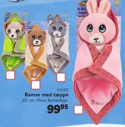 Buddy Leg Bamse med tæppe tilbud