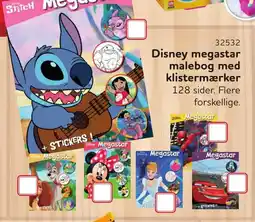 Buddy Leg Disney megastar malebog med klistermærker tilbud